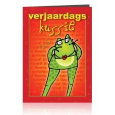 Dubbele kaart: Verjaardagskus