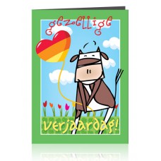 Dubbele kaart: Gezellige verjaardag