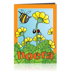 Dubbele kaart: Hoera bij