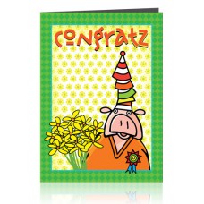 Dubbele kaart: Congratz