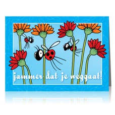 Dubbele kaart: Jammer dat je weggaat