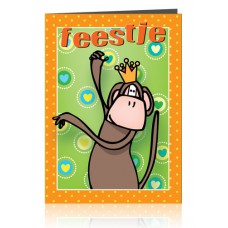 Dubbele kaart: Feestje