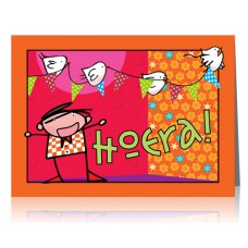 Dubbele kaart: Hoera