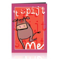 Dubbele kaart: Het spijt me koe