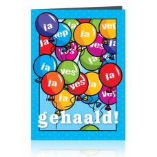 Dubbele kaart: Gehaald!