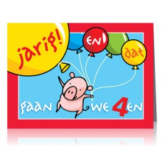 Dubbele kaart: Jarig