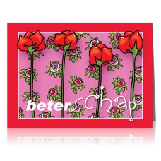 Dubbele kaart: Hartelijke felicitaties