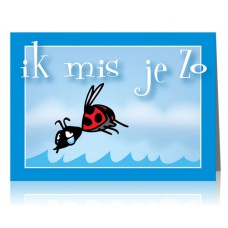 Dubbele kaart: Ik mis je zo