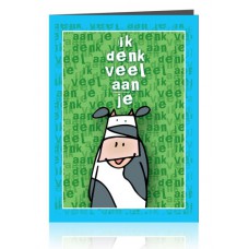 Dubbele kaart: Ik denk veel aan je