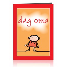 Dubbele kaart: Dag oma