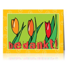 Dubbele kaart: Bedankt