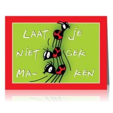 Dubbele kaart: Niet gek maken