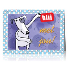 Dubbele kaart: Blij met jou!