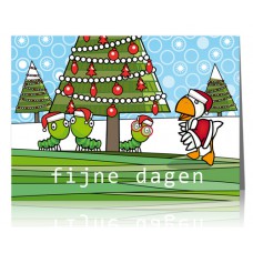 Kerstkaart: Fijne dagen