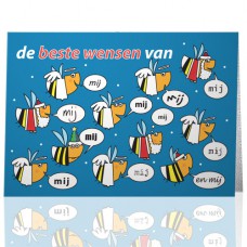 Kerstkaart: De beste wensen van mij