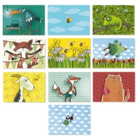 Voordeelset: 10 postkaarten zonder tekst