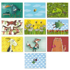 Voordeelset: 10 postkaarten zonder tekst