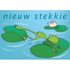 Postkaart: Nieuw stekkie