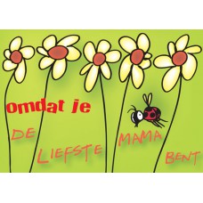 Postkaart: De liefste mama