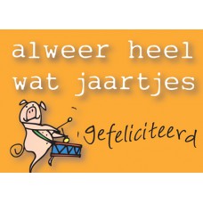 Postkaart: Heel wat jaartjes