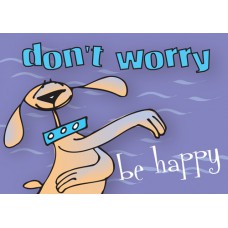 Postkaart: Don't worry