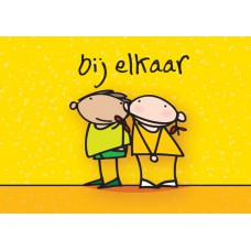 Postkaart: Bij elkaar