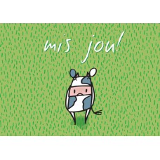 Postkaart: Ik mis jou!