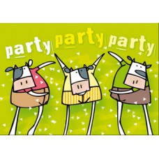 Postkaart: Party, party, party