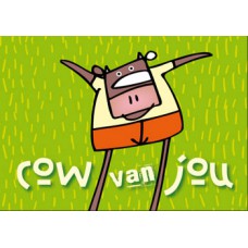 Postkaart: Cow van jou