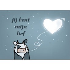 Postkaart: Jij bent mijn lief
