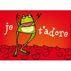 Postkaart: Je t'adore