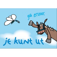 Postkaart: Je kunt het!