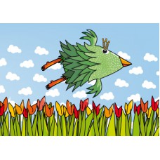 Postkaart: Kroonvogel