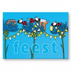 Postkaart: Feest