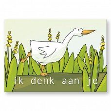 Postkaart: Ik denk aan je