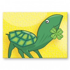 Postkaart: Klavertje vier