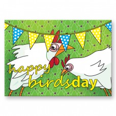 Postkaart: Happy birdsday