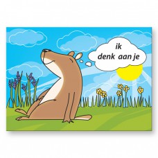Postkaart: Ik denk aan je