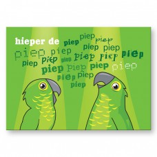 Postkaart: hieper de piep