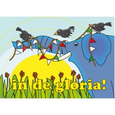 Postkaart: in de gloria!