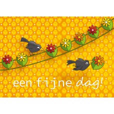 Postkaart: Een fijne dag!