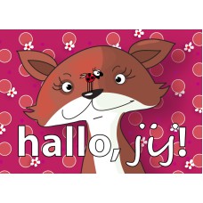 Postkaart: Hallo, jij!