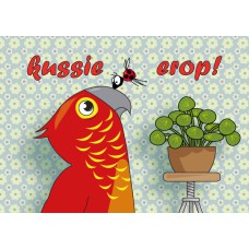 Postkaart: Kussie erop!