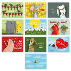 Voordeelset: laatste 10 postkaarten 