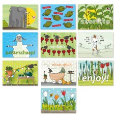 Voordeelset: 10 postkaarten allerlei 1