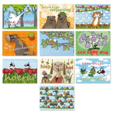Voordeelset: 10 verjaardags-postkaarten 1