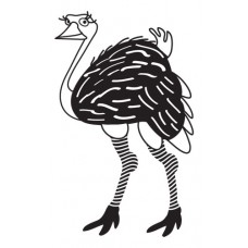 Stempel: Struisvogel