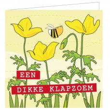 Vierkante kaart: Een dikke klapzoen