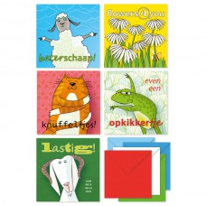 Vierkante kaarten voordeelset: Beterschap