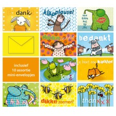 Jij is Liefje: Voordeelset  (10 stuks) 'Bedankt'